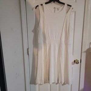 Cato White Midi Dress